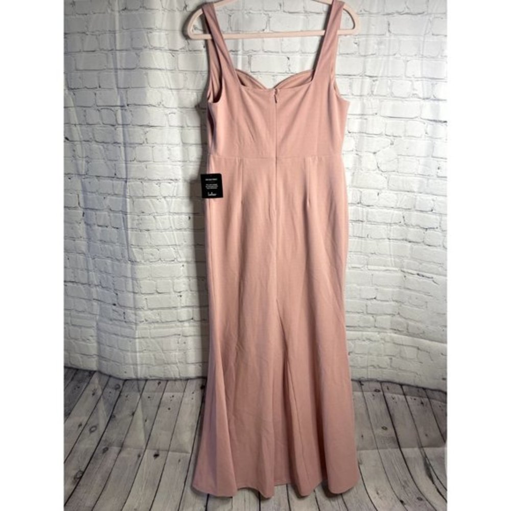 Lulus Ladies Blush Pink Formal Gown XL Like New - Picture 4 of 6
